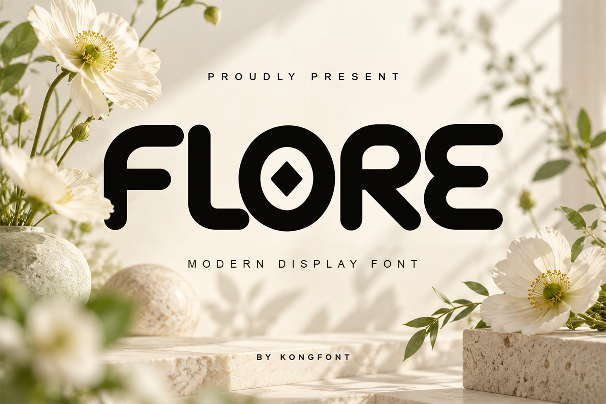 Flore A Modern Display Font
