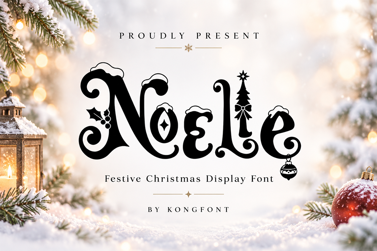 Noelie A Modern Display Font