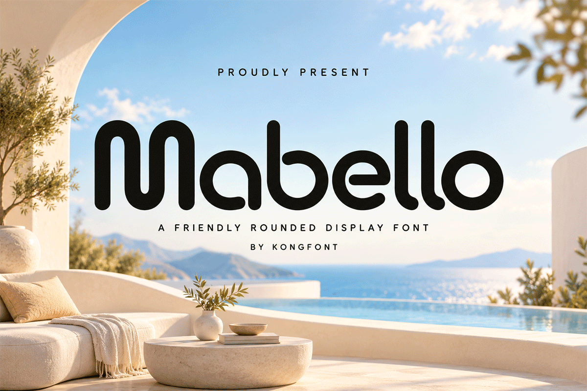 Mabello A Modern Display Font