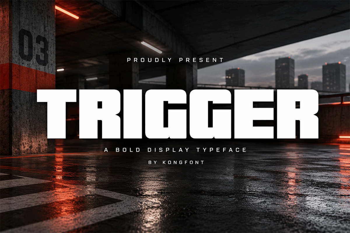 Trigger A Modern Display Font