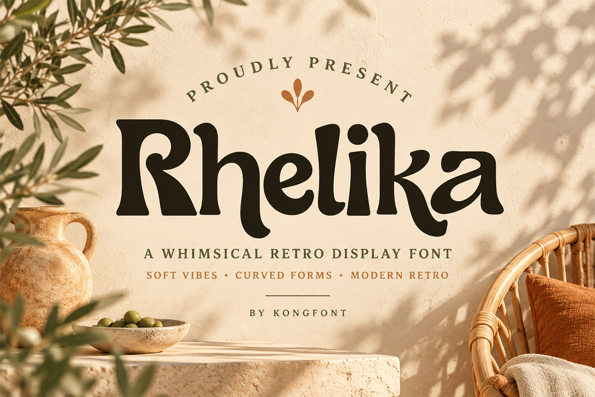 Rhelika A Modern Retro Display Font