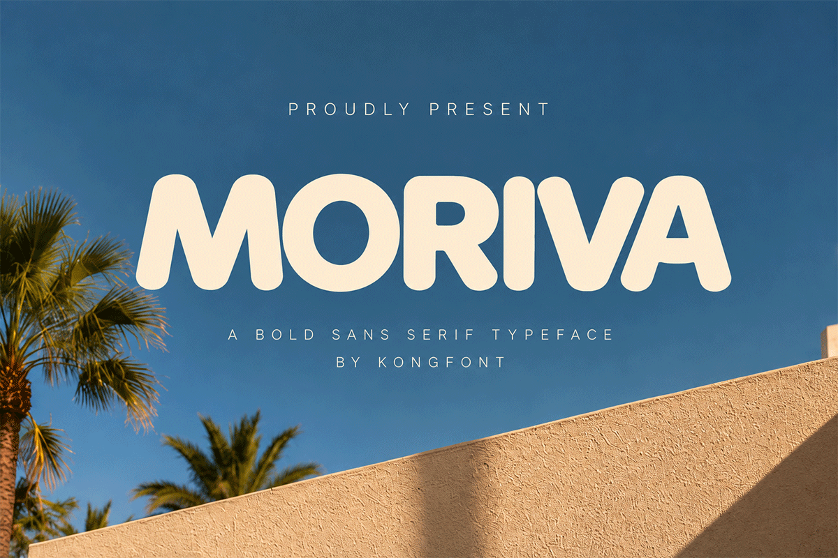 Moriva A Modern Display Font