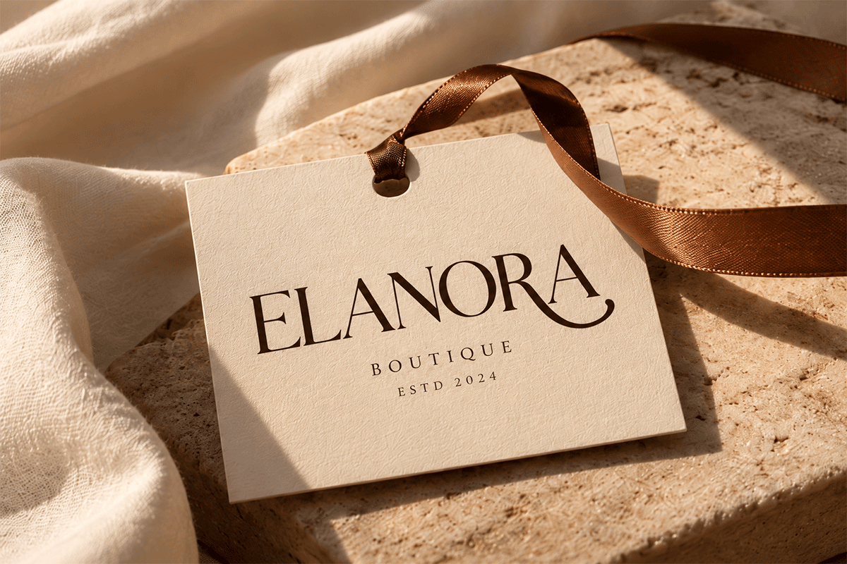 Elanora luxury serif font specimen preview 3