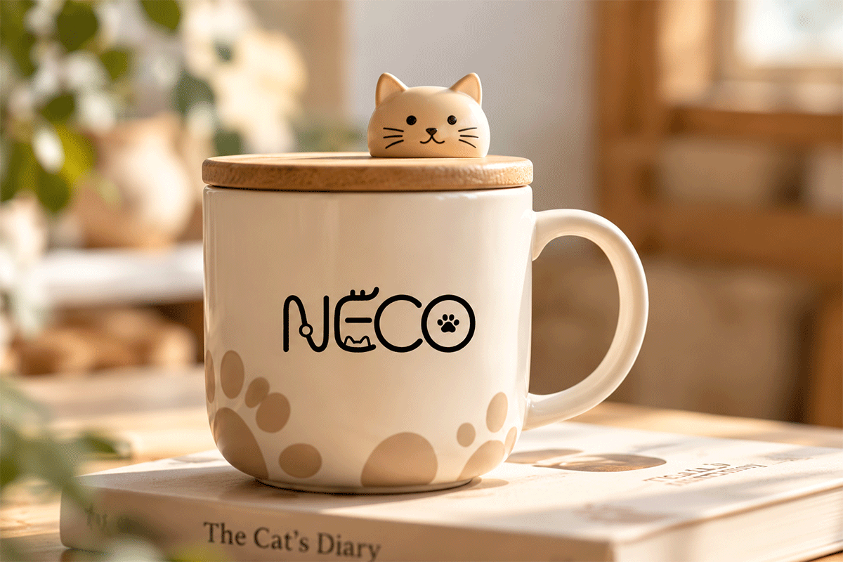 Neco decorative font specimen preview 3