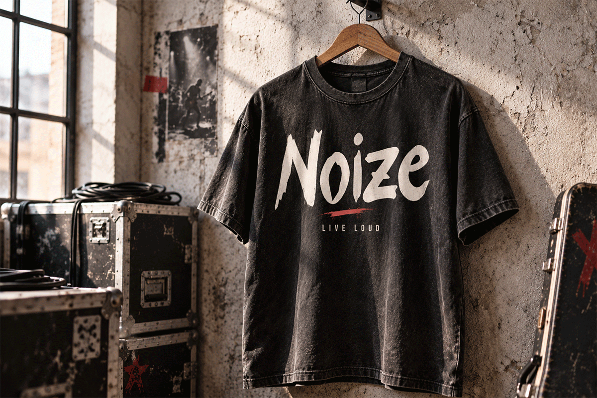 Noize rough display font specimen preview 3