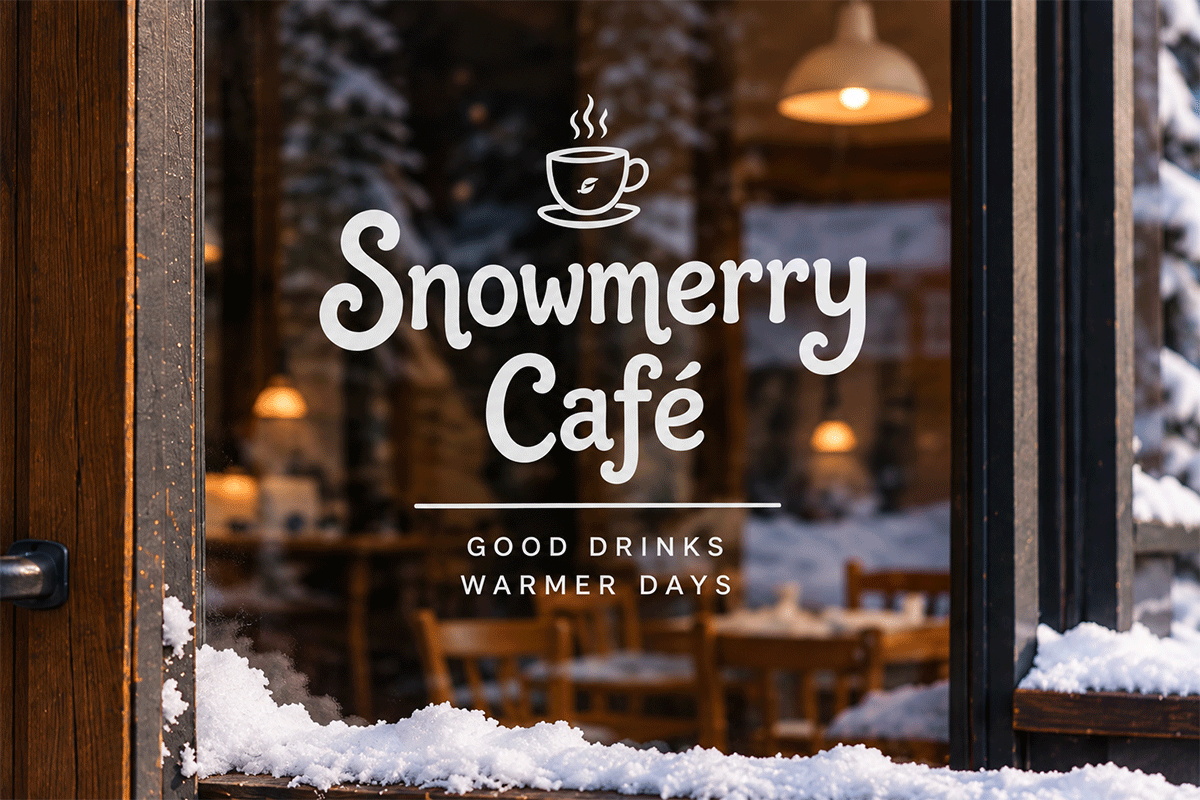 Snowmerry Christmas font specimen preview 3