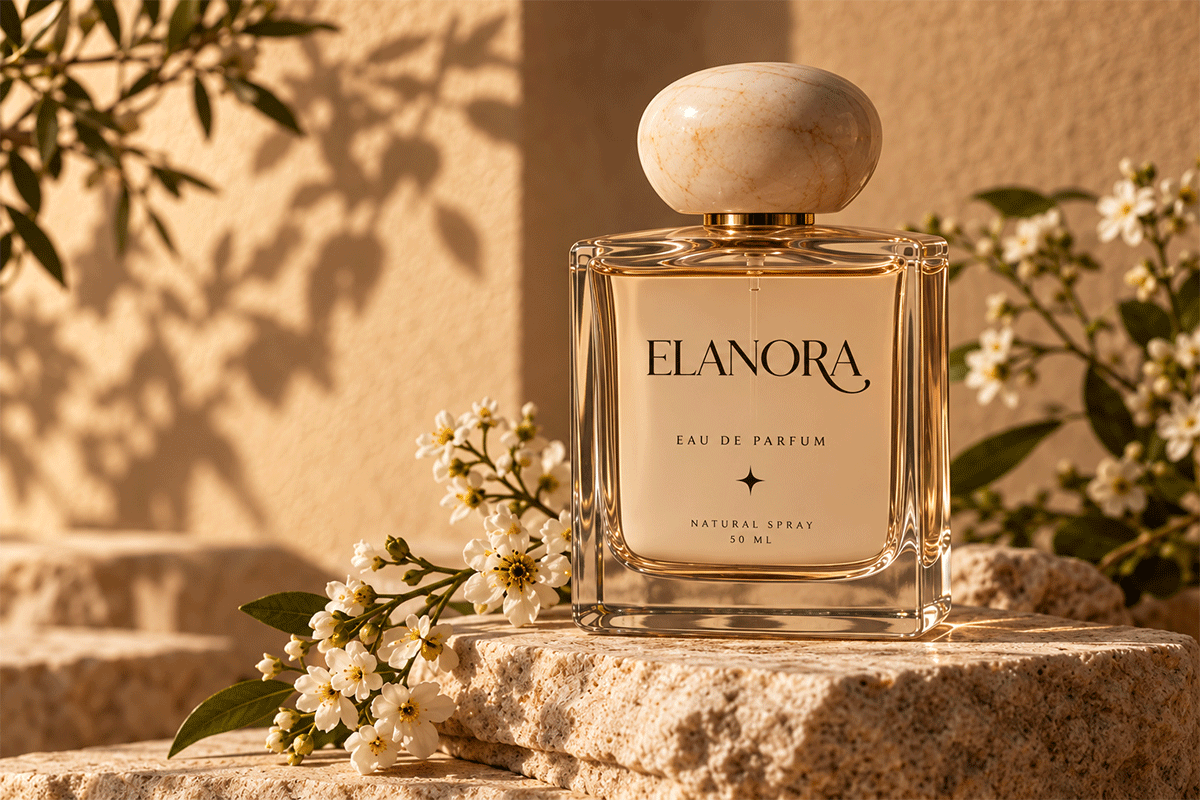 Elanora luxury serif font specimen preview 4