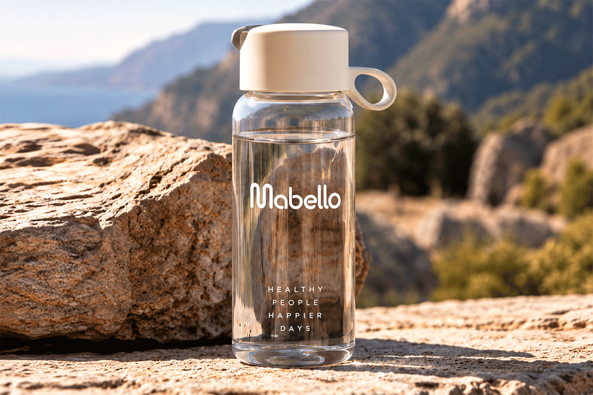 Mabello modern display font specimen preview 4