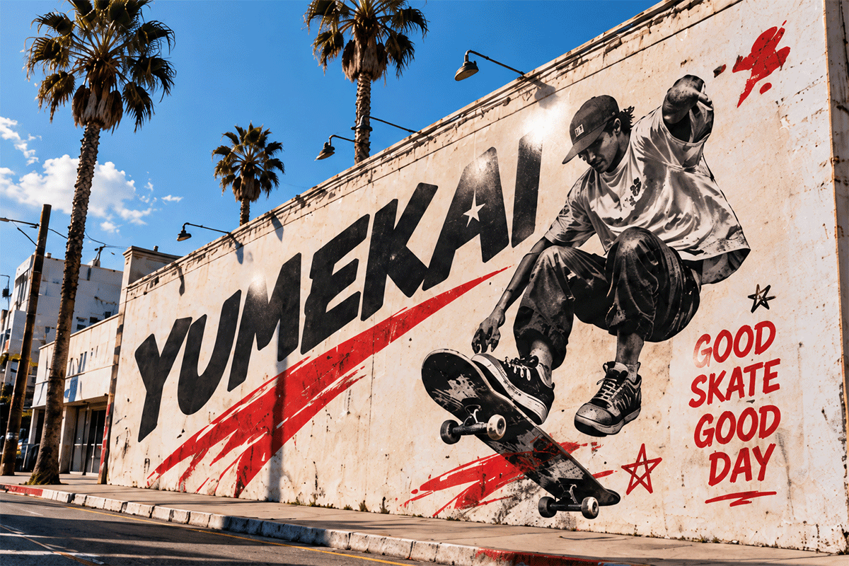 Yumekai modern display font specimen preview 4