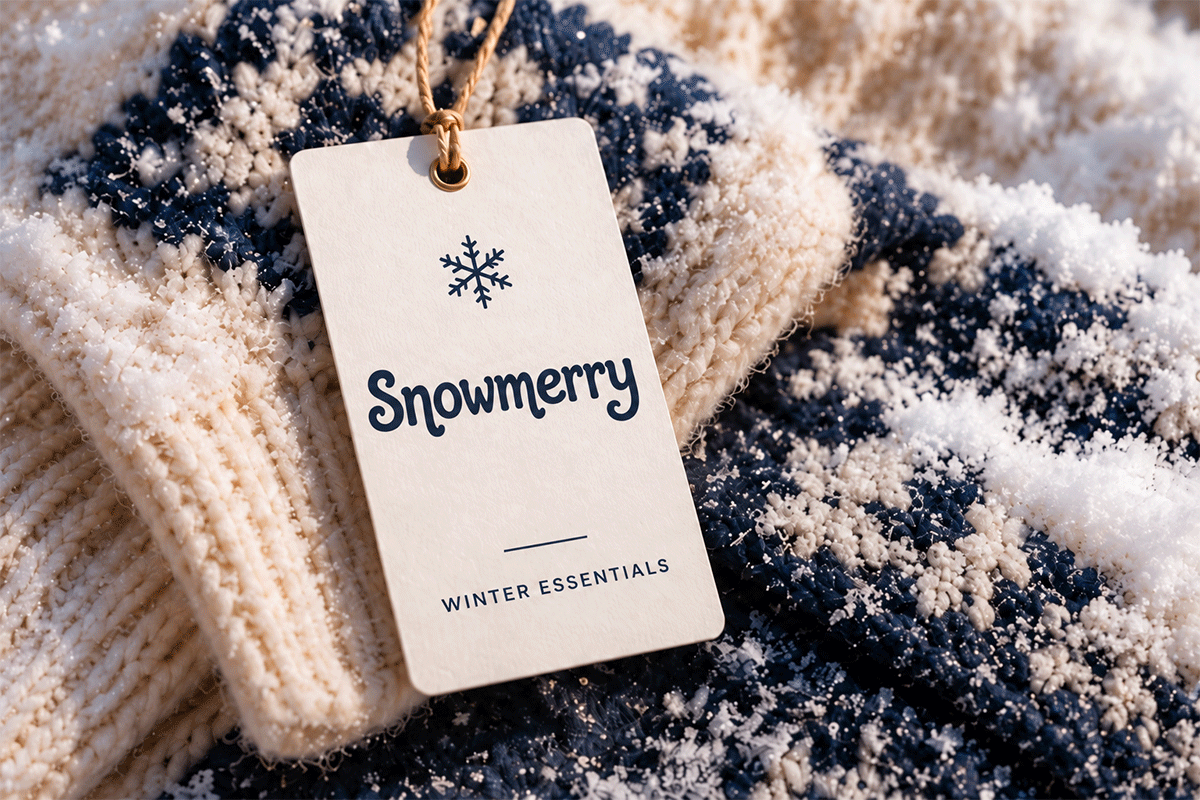 Snowmerry Christmas font specimen preview 4