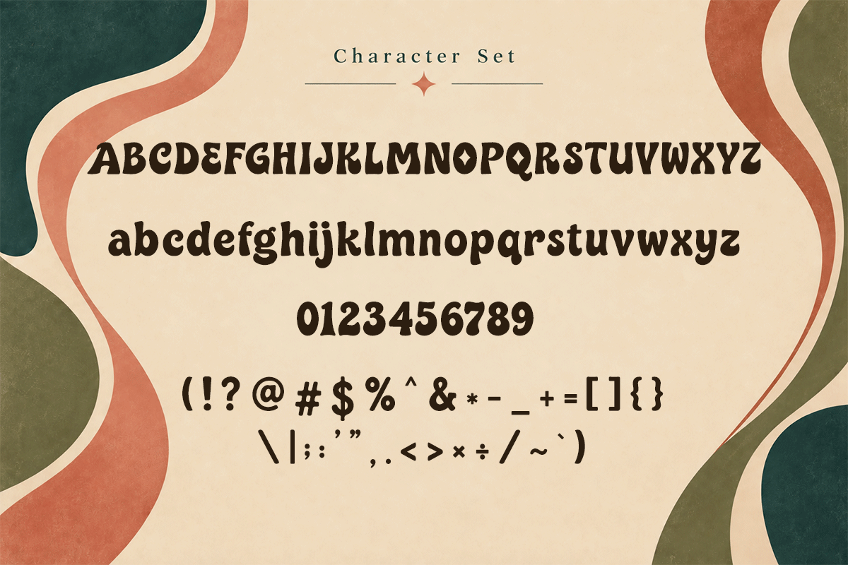 Sonavibe retro display font specimen preview 5