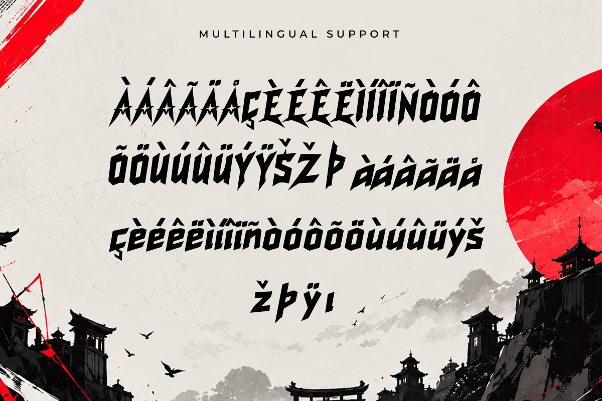 Kirablade modern display font specimen preview 5