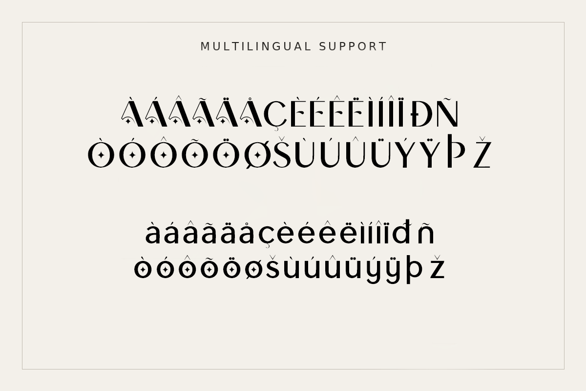Nordika minimalist font specimen preview 6